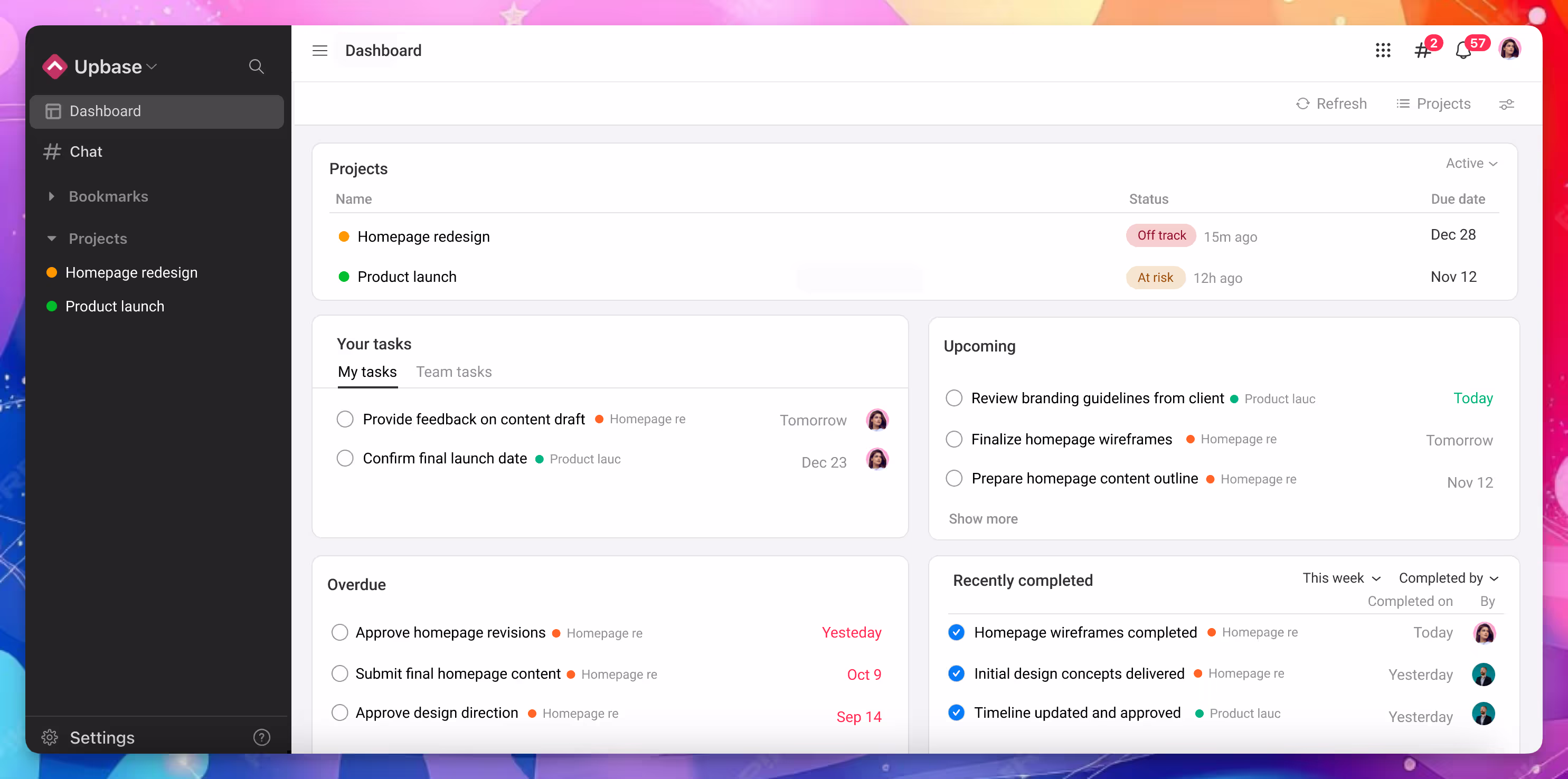 Client Dashboard